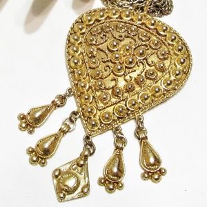 Vintage Kenneth Lane Etruscan Revival Necklace